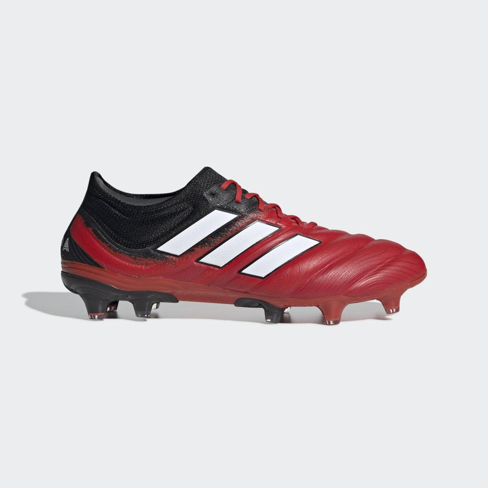 Ghete Fotbal Adidas Copa 20.1 Firm Ground Dama Romania - Rosii/Albi/Negrii EF1948